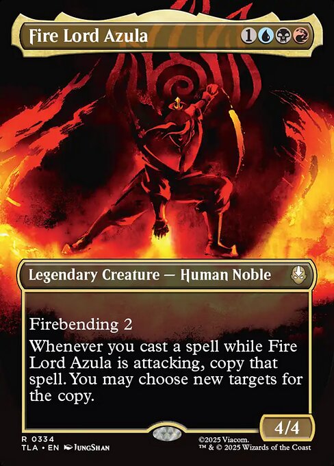 Fire Lord Azula (0334) (Borderless) - Avatar: The Last Airbender