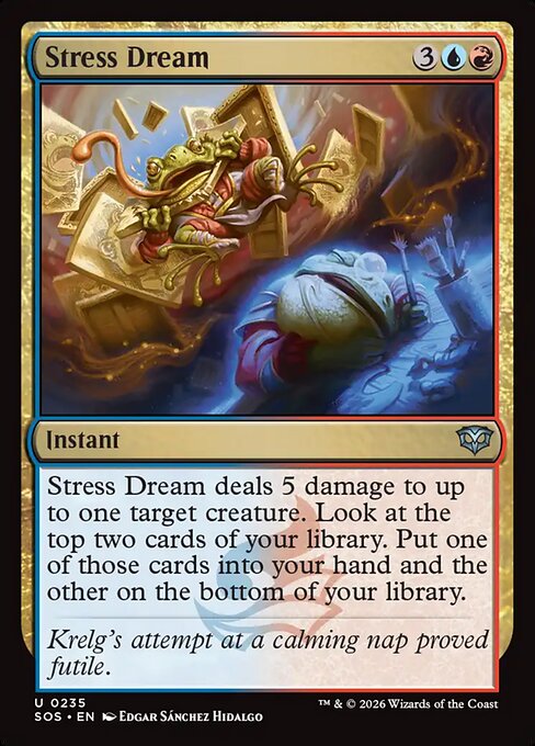 Stress Dream (Foil) - Secrets of Strixhaven