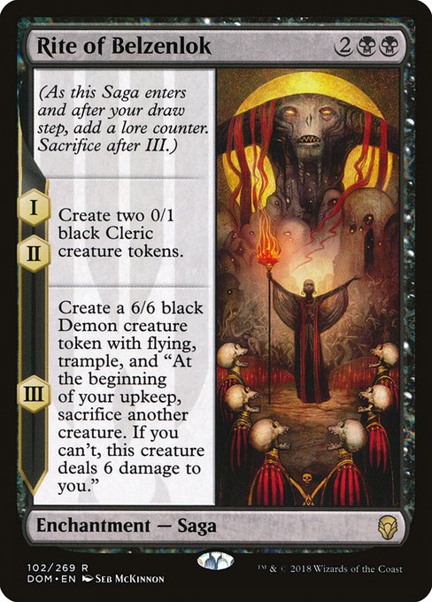 Rite of Belzenlok (Foil) - Dominaria