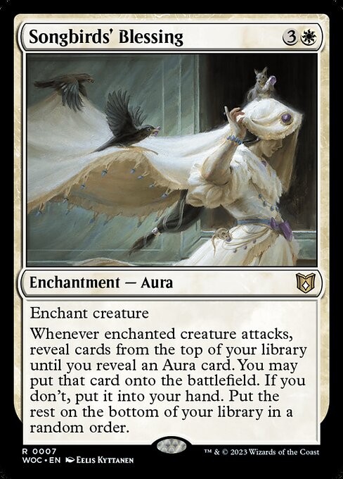 Songbirds' Blessing - Commander: Wilds of Eldraine