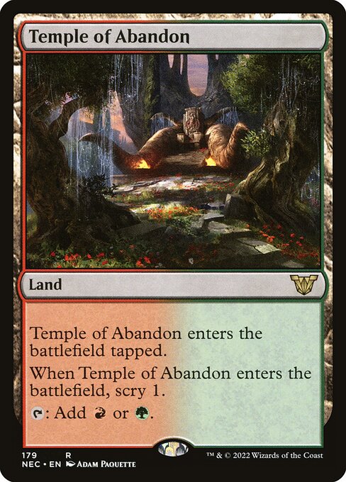Temple of Abandon - Commander: Kamigawa: Neon Dynasty