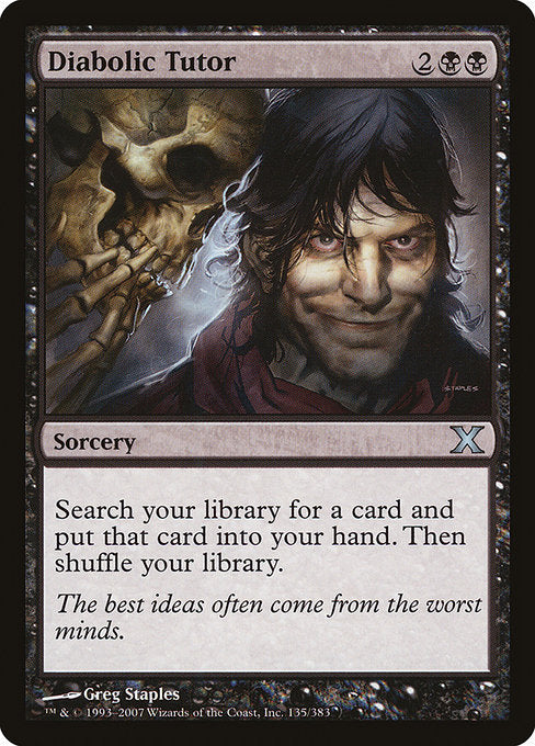 Diabolic Tutor - 10th Edition