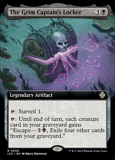 The Grim Captain's Locker (Extended Art) - Commander: The Lost Caverns of Ixalan