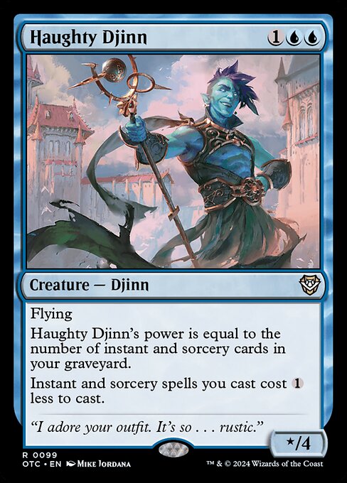 Haughty Djinn - Commander: Outlaws of Thunder Junction