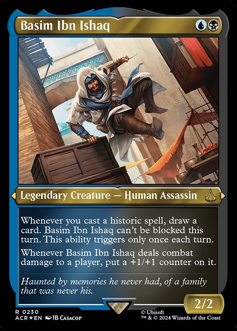 Basim Ibn Ishaq (Showcase) (Foil) - Universes Beyond: Assassin's Creed