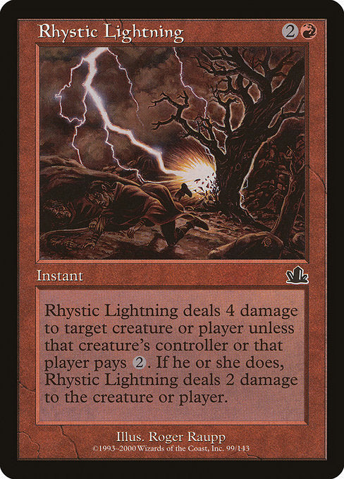 Rhystic Lightning - Prophecy