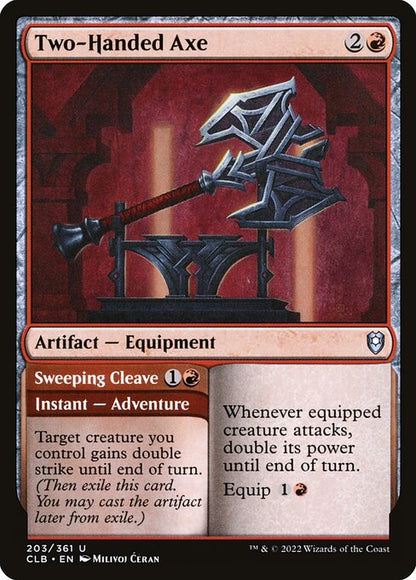 Two-Handed Axe - Commander Legends: Battle for Baldur's Gate