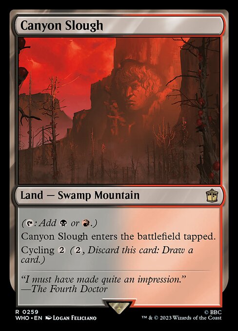 Canyon Slough (Foil) - Universes Beyond: Doctor Who
