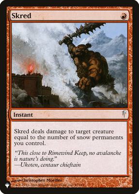 Skred - The List Reprints
