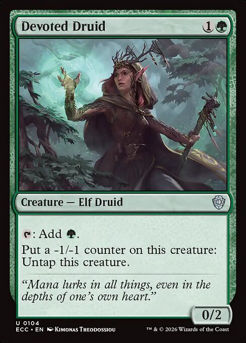 Devoted Druid (UMA) - The List Reprints