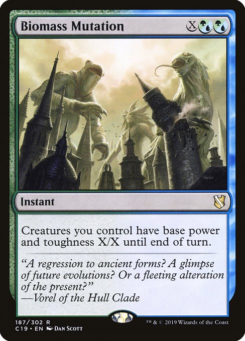 Biomass Mutation - Commander 2019