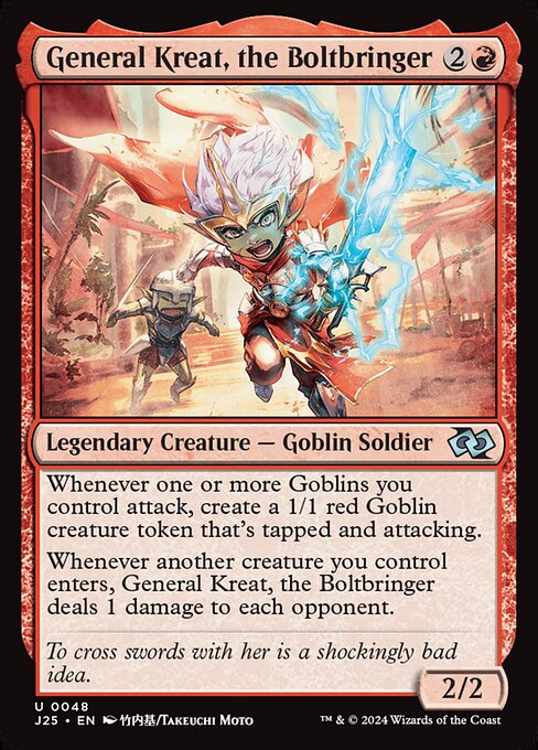 General Kreat, the Boltbringer (Anime) - Foundations Jumpstart