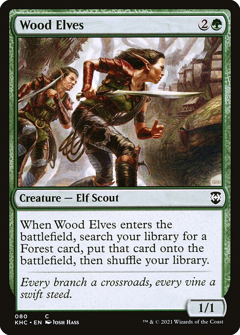 Wood Elves - Commander: Kaldheim