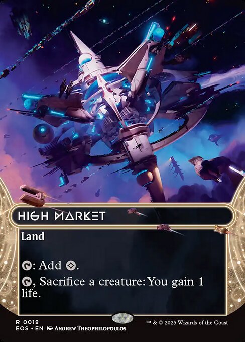 High Market (0018) (Borderless) - Edge of Eternities: Stellar Sights