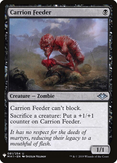 Carrion Feeder - The List Reprints