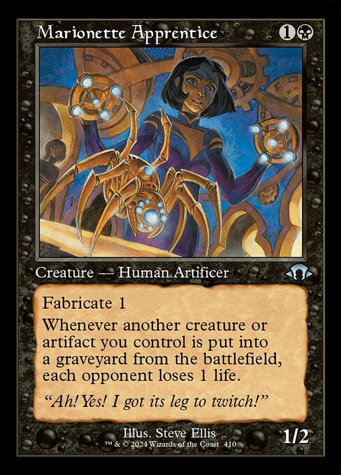 Marionette Apprentice (Retro Frame) - Modern Horizons 3