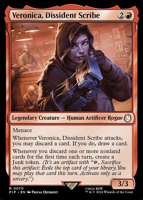 Veronica, Dissident Scribe (Foil) - Universes Beyond: Fallout