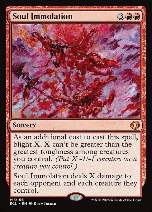Soul Immolation (Foil) - Lorwyn Eclipsed