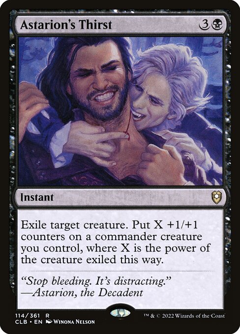 Astarion's Thirst (Foil) - Commander Legends: Battle for Baldur's Gate