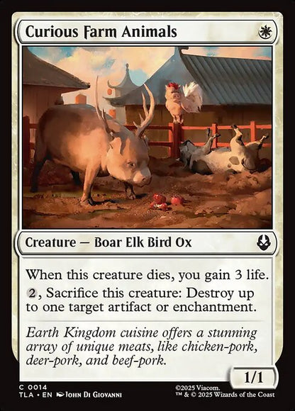 Curious Farm Animals - Avatar: The Last Airbender