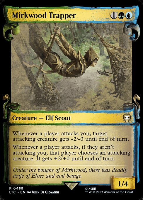 Mirkwood Trapper (Showcase Scrolls) - Commander: The Lord of the Rings: Tales of Middle-earth