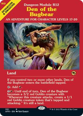 Den of the Bugbear (Dungeon Module) - Adventures in the Forgotten Realms