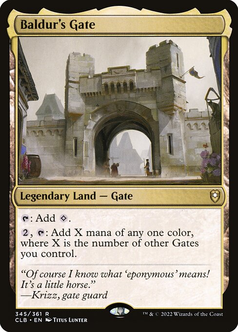 Baldur's Gate (Foil) - Commander Legends: Battle for Baldur's Gate