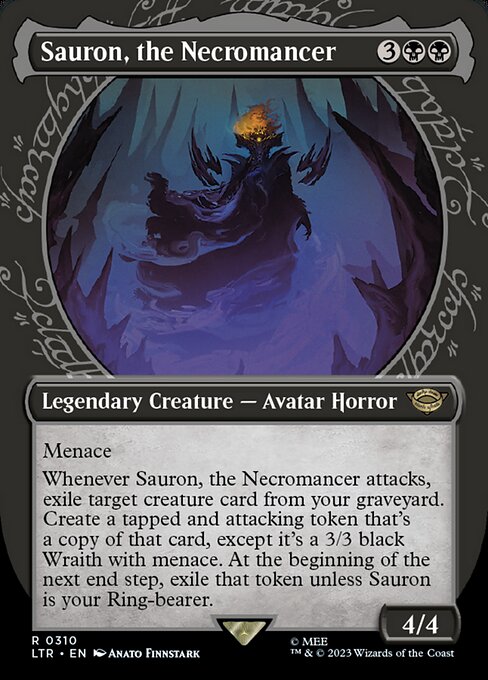 Sauron, the Necromancer (Showcase) - Universes Beyond: The Lord of the Rings: Tales of Middle-earth