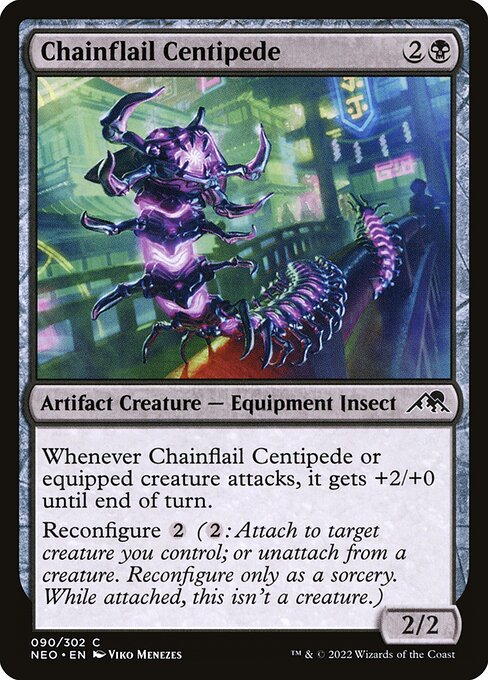 Chainflail Centipede - Kamigawa: Neon Dynasty