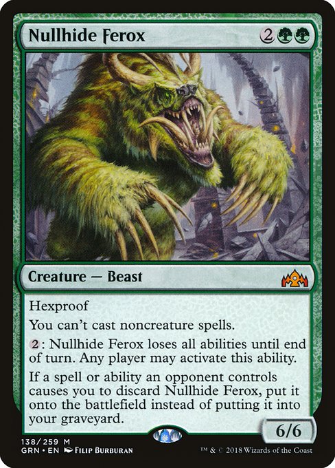 Nullhide Ferox - Guilds of Ravnica