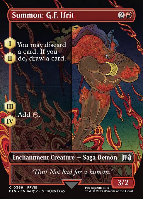 Summon: G.F. Ifrit (Borderless) - FINAL FANTASY