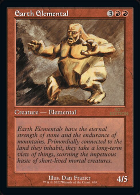 Earth Elemental (Retro Frame) - 30th Anniversary Edition