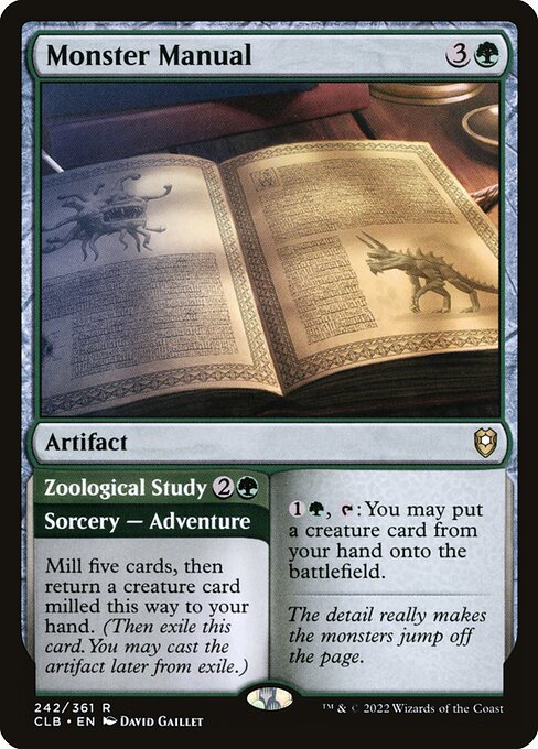 Monster Manual - Commander Legends: Battle for Baldur's Gate
