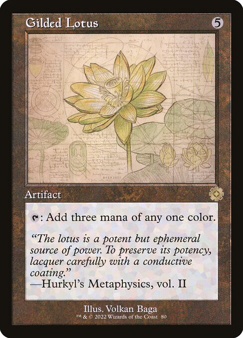 Gilded Lotus (Schematic) - The Brothers' War: Retro Frame Artifacts