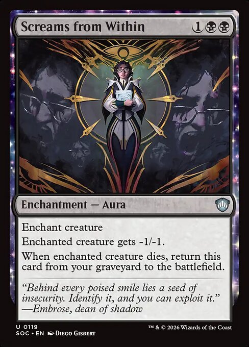 Screams from Within - Commander: Secrets of Strixhaven