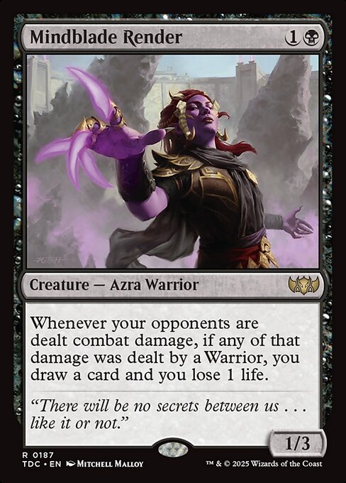Mindblade Render - Commander: Tarkir: Dragonstorm
