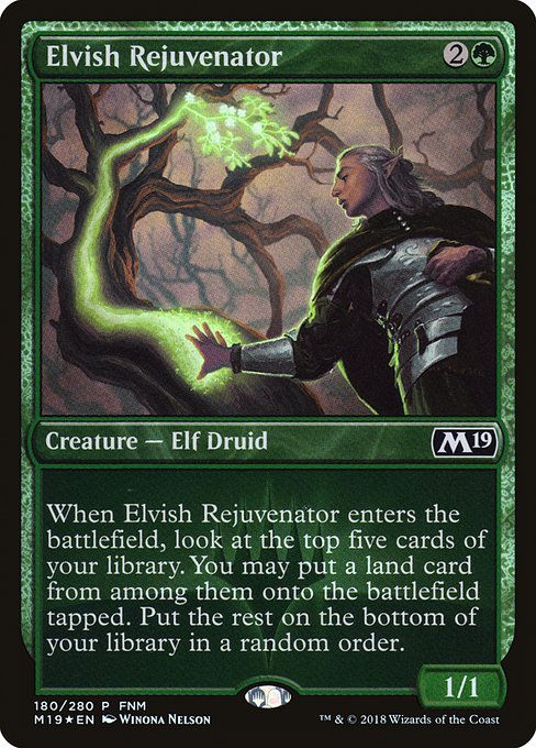 Elvish Rejuvenator (Foil) - FNM Promos