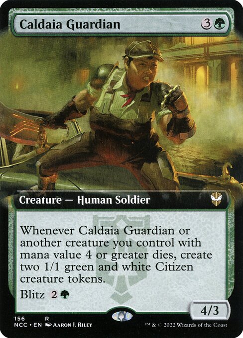 Caldaia Guardian (Extended Art) - Commander: Streets of New Capenna