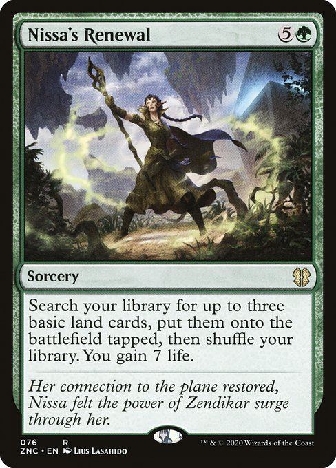 Nissa's Renewal - Commander: Zendikar Rising