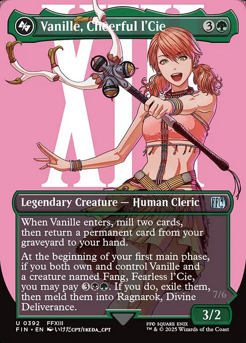 Vanille, Cheerful l'Cie (Borderless) - FINAL FANTASY