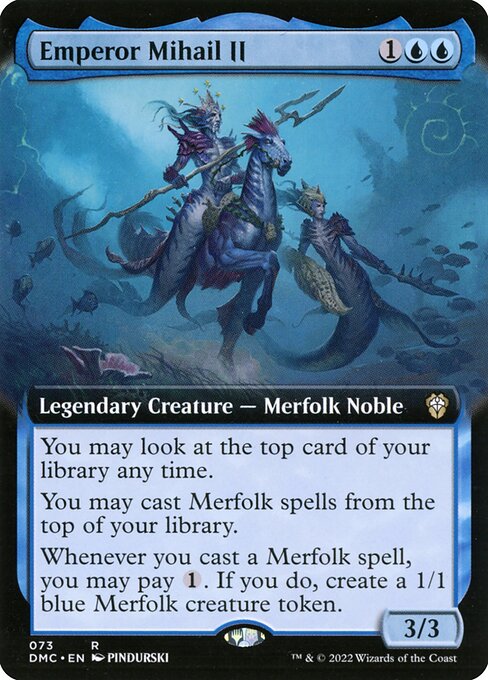 Emperor Mihail II (Extended Art) - Commander: Dominaria United