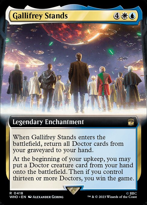 Gallifrey Stands (Extended Art) (Foil) - Universes Beyond: Doctor Who