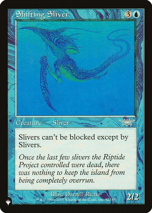 Shifting Sliver - The List Reprints