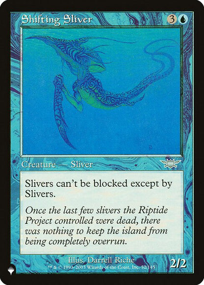 Shifting Sliver - The List Reprints