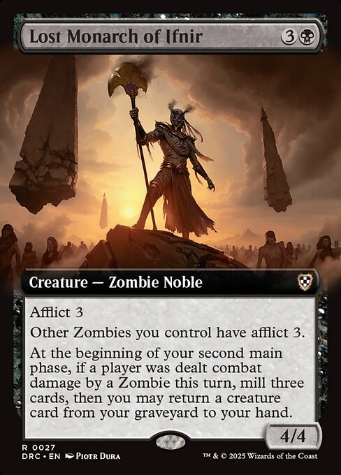 Lost Monarch of Ifnir (Extended Art) - Commander: Aetherdrift