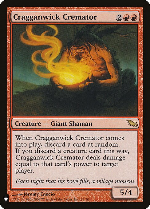 Cragganwick Cremator - The List Reprints