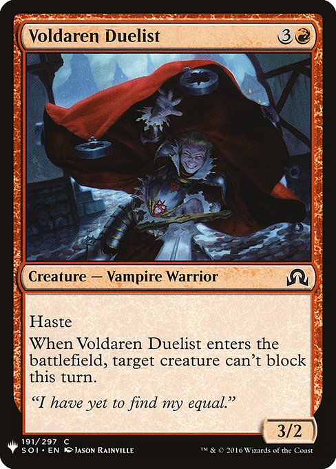 Voldaren Duelist - The List Reprints