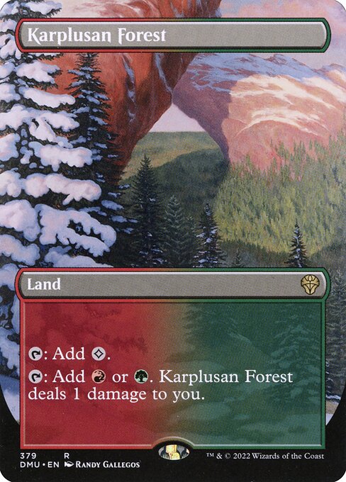 Karplusan Forest (Borderless) - Dominaria United