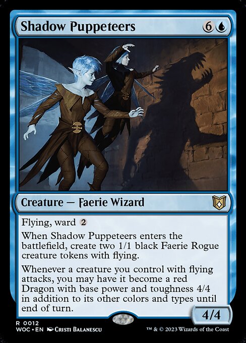 Shadow Puppeteers - Commander: Wilds of Eldraine