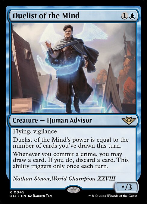 Duelist of the Mind (Extended Art) (Foil) - Outlaws of Thunder Junction
